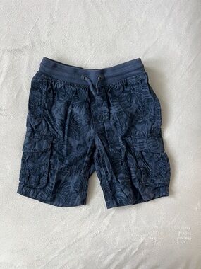 Sonoma Navy Blue Floral-Print Cargo Shorts